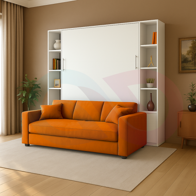 Шкаф-кровать трансформер с диваном Мэлми-2