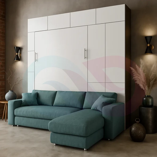 Шкаф-кровать с угловым диваном Форс