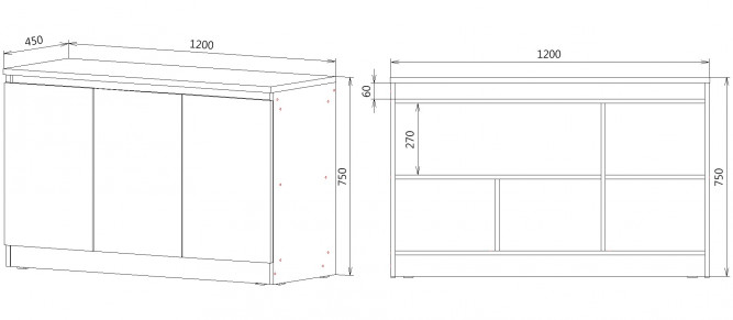 Комод Верона-2 с зеркалом