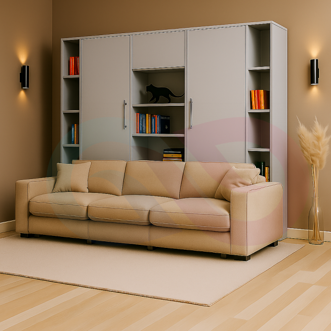 Шкаф-кровать трансформер с диваном Сиерра