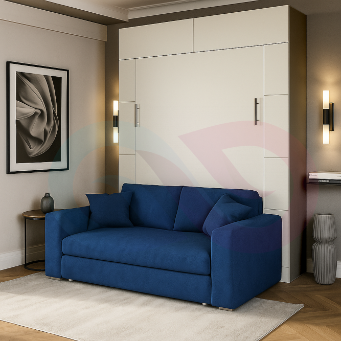 Шкаф-кровать трансформер с диваном Фора