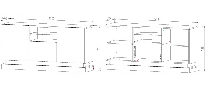 Тумба под тв Астон-2