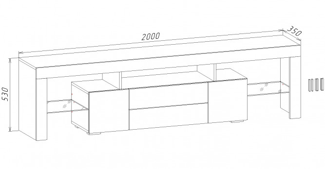 Тумба под тв Глори