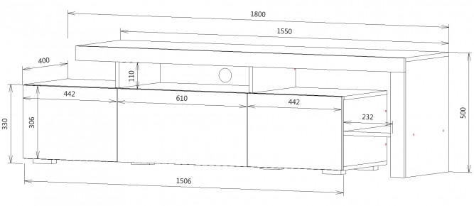 Тумба под тв Мальорка