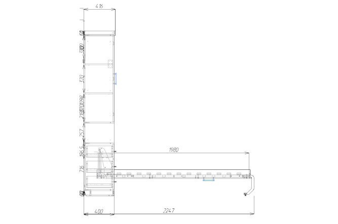 Шкаф-кровать трансформер Элеганс