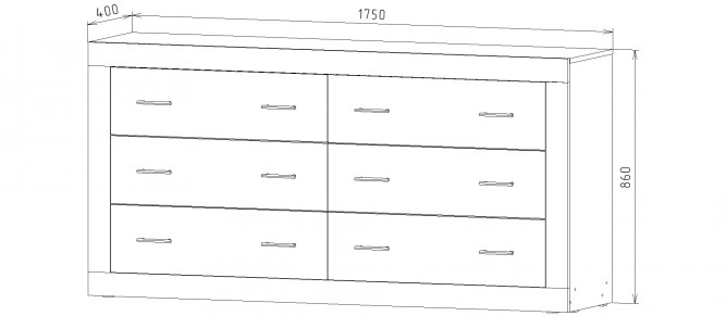 Комод Деним