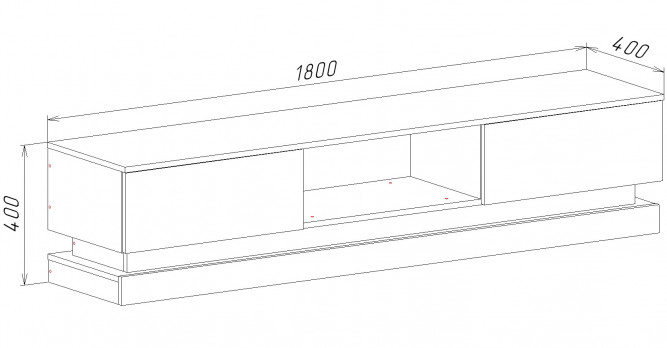 Тумба под тв Нитро