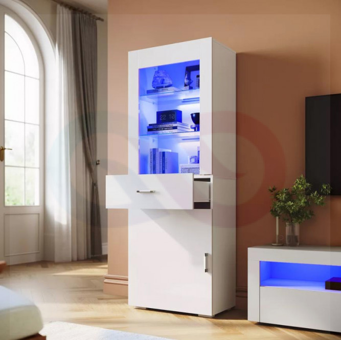 Пенал-витрина Омни